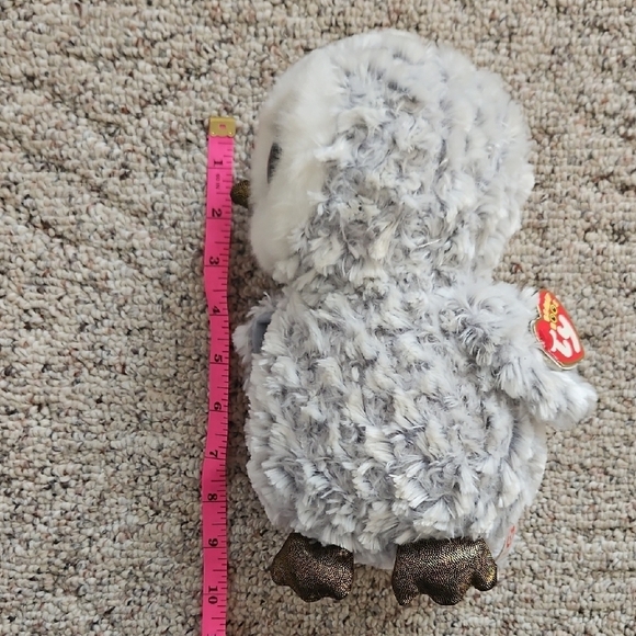 Ty Beanie Boos "Owlette" Plush Stuffed Owl w/ Tags - Picture 9 of 9